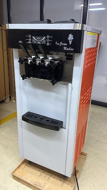 Оборудование для ресторанов, кафе: Soft dondurma aparatı – peşəkar, döşəməüstü model Xüsusiyyətlər: - 3 — 1