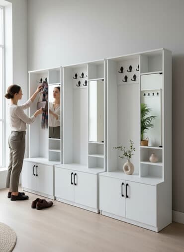 стенка для спальни: Новый, 3 двери Прямой шкаф, Шкаф в прихожей, Азербайджан — 1