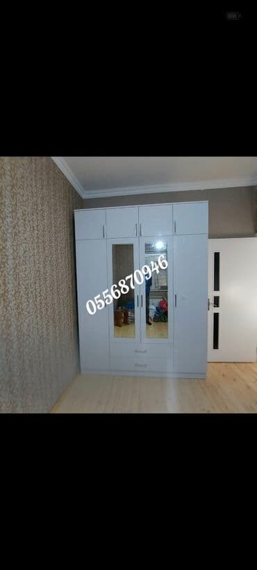 metbex şkafı: Yeni, Açılan, 3 qapılı Düz dolab, Qarderob, paltar dolabı, Azərbaycan — 11