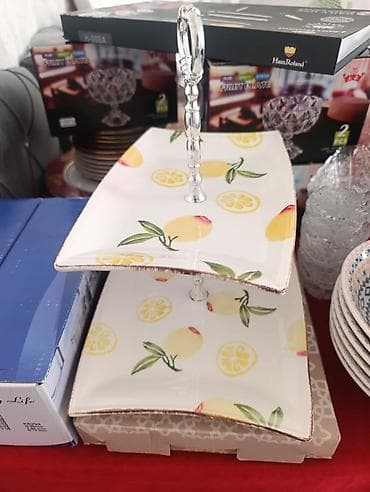 ev tortlari: Tort və şiriniyyat qabı, Keramika, Azərbaycan — 1