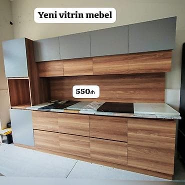 *550₼ vitrin MƏTBƏX mebeli yenidir*‼️ ÖLÇÜ:-3 hun 2.2 ÜNVAN:əhmədli