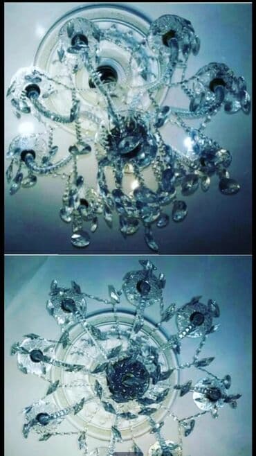 reklam işıqları: Çılçıraq, 8 lampa, Xrustal — 2