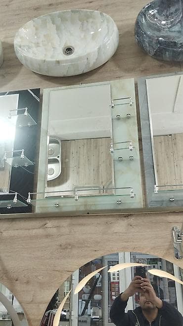бак для летнего душа: Hamam üçün güzgü — 4