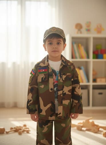 Uşaq hərbi temalı geyim dəsti - Dəst: kamuflyaj şalvar, kamuflyaj lalafo.az -da Uşaq hərbi temalı geyim dəsti - Dəst: kamuflyaj şalvar, kamuflyaj