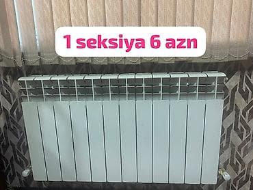 Radyatorlar satilir 1 seksiyasi 6 azn den 12 ədədli 3 Dənə 18 ədədli