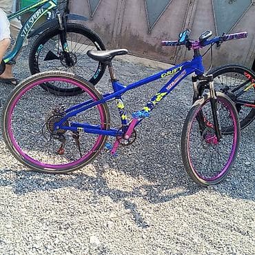 velo satış: Texniki xüsusiyyətlər: - Çərçivə: Möhkəm MTB tipli, mavi-bənövşəyi — 5