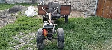 maşın oturacaqi: Motoblok əsasında yığılmış mini yük daşıyan nəqliyyat vasitəsi - Ön — 1