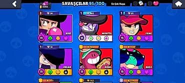destler: Brawl Stars hesabı – yüksək səviyyəli, güclü tərkib - Kupa: 42,412 — 3