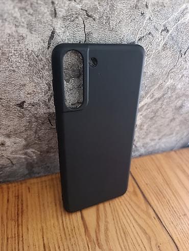nardan nara kontur: S21 Plus Qara silikon telefon qabı - Material: Yumşaq, çevik silikon — 1