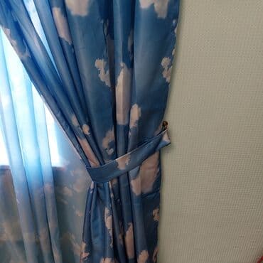 pərdələr ikinci el: İşlənmiş, Pərdə, rəng - Mavi — 5