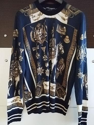 coban geyimi: Sviter, Dolce & Gabbana, M, rəng - Qızılı — 1