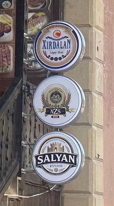 bakıxanov restoranlar: Reklam Lövhələri Satılır! Əsas Lövhə: Qırmızı 3D "Legend Pub Restoran" — 2