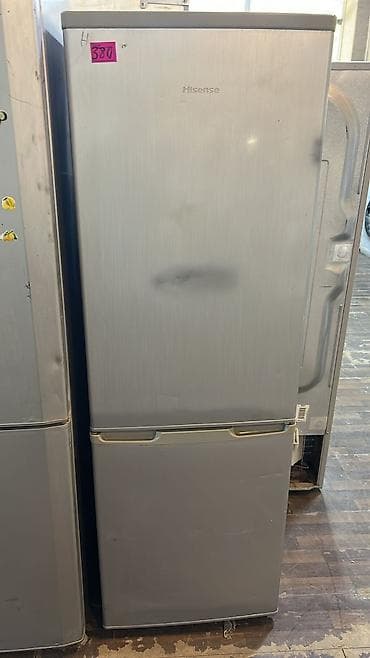 soyuducu arcelik: 2 qapılı Hisense Soyuducu Satılır, rəng - Gümüşü — 1