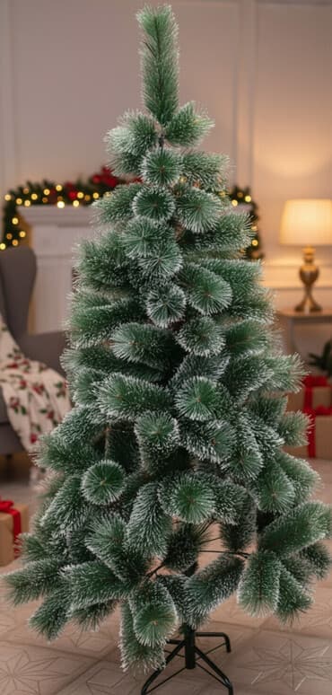Yeni il ağacı – süni, qar effektli şaxələr - Hündürlük: 1.50 m