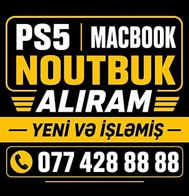 dell notebook: ƏN YÜKSƏK QİYMƏTLƏ NOUTBUK PS5 VƏ MACBOOK ALIRAM TEKLİF EDİN KREDİTLƏ — 1