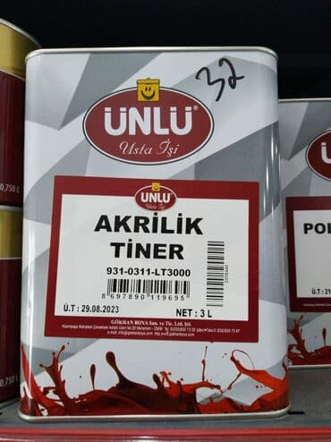 emulsiya rəngləri: Emulsiya, Akril, Kredit yoxdur — 1