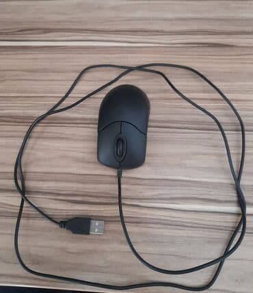 Simli USB komputer siçanı - Rəng: qara - Qoşulma: USB-A kabel