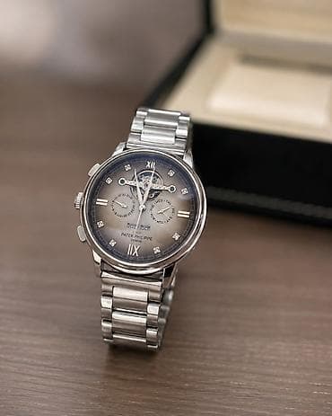 saat masaustu: Yeni, Qol saatı, Patek Phillipe, rəng - Boz — 3