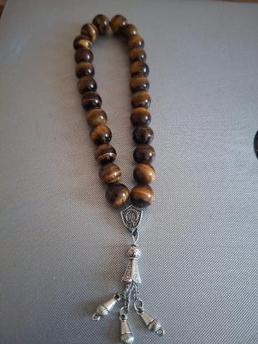 zen eau de parfum: Təbii “Pələng Gözü” daşlarından təsbeh tiqriniy qlaz.tiqroviy — 1