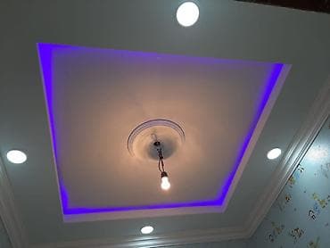 Alçıpan işleri görürük.TV stent, Fiqurlu tavan, ara kesme, düz tavan