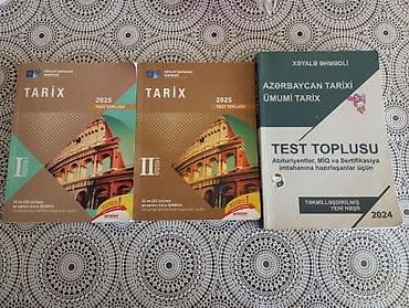 Məhsul: Tarix fənni üzrə test topluları dəsti Tərkib: - Dövlət — 1