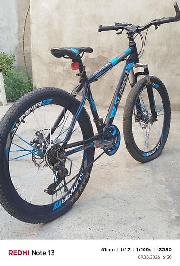 bravoda velosiped: SUMMA ATX 6.0 dağ velosipedi - Çərçivə: yüngül ərintidən, qara-mavi — 2
