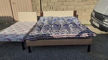 Çarpayı təzə Hazırı var Çatdırılma var 1 nəfərlik 50 manat 2 nəfərlik