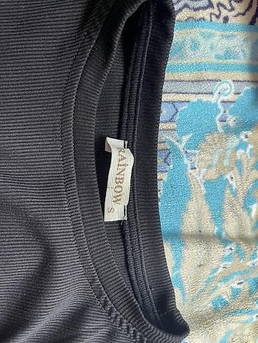 cins şalvar: Qadın uzunqol rib toxumalı köynək/bluz - Brend: ANTHROPOLOGIE (ARROW — 2