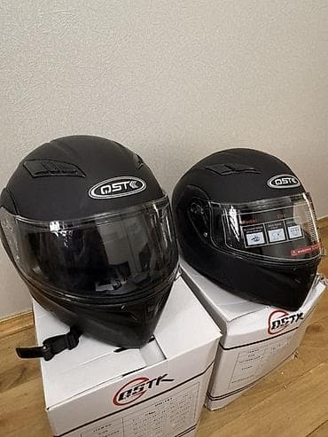 Aksesuarlar və tüninq: QSTK tam üzlü motosiklet dəbilqəsi - Rəng: mat qara - Korpus — 1