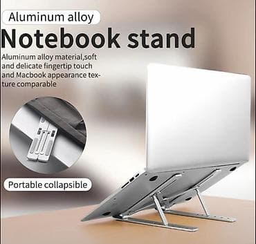 iphone 12 case: Alüminium ərintidən noutbuk üçün tənzimlənən stolüstü dayağ - — 2