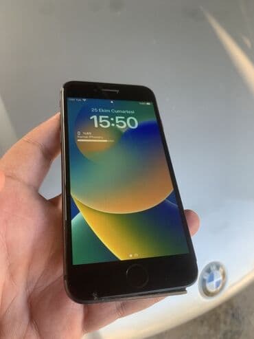 чехлы для телефонов в баку: IPhone 8, 64 ГБ, Черный, Битый — 1