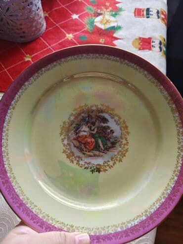 çay servis: Çay dəsti, rəng - Qızılı, Farfor, Çexiya — 4