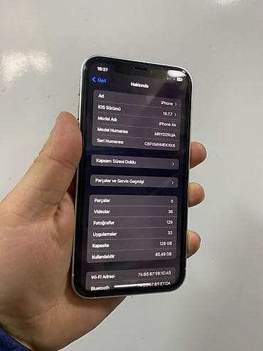iphone xr satilir: IPhone Xr, 128 GB, Gümüşü — 4