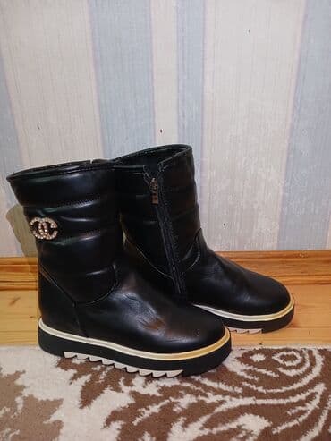 Çəkmə, Ölçü: 36, rəng - Qara, İşlənmiş