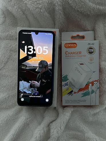 Samsung Galaxy A32, 128 GB, rəng - Mavi, Barmaq izi, Face ID