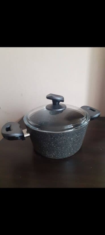 qranit daş: Qazan, rəng - Boz, Qranit, 28 sm, Türkiyə — 1