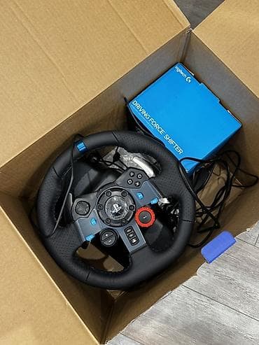 Xbox One: Logitech G29 Driving Force sükan dəsti + pedallar (+ Driving Force — 1