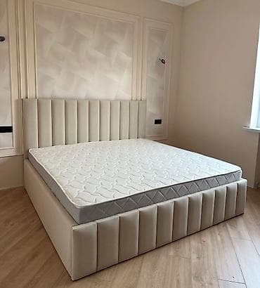 dösek: Mebel dəsti: Yumşaq başlıqlı iki nəfərlik çarpayı - Dizayn: Dərin — 2