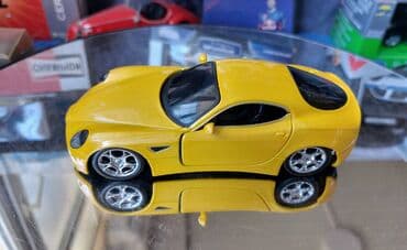 metbex tavan modelleri: Коллекционная модель ALFA ROMEO 8C Competizione Yellow 2007 Scale — 9