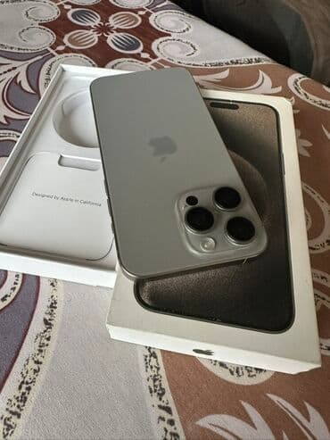 iphone kamera qoruyucu: IPhone 15 Pro Max, 256 GB, Natural Titanium, Face ID — 3
