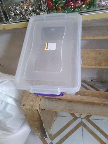 пластик окна: Şəffaf plastik saxlama qutusu coxlu sayda var - Material: möhkəm — 1