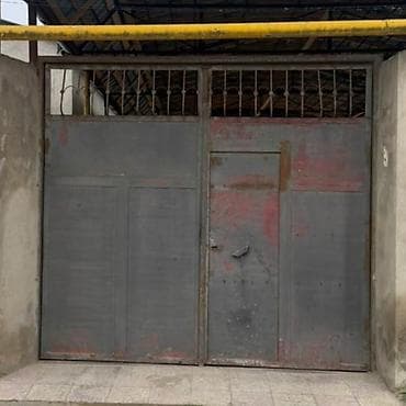 usta qapi: Dəmir Həyət darvazası, Yana açılan, Mexaniki, Qapı ilə, rəng - Boz, Kredit yoxdur — 1