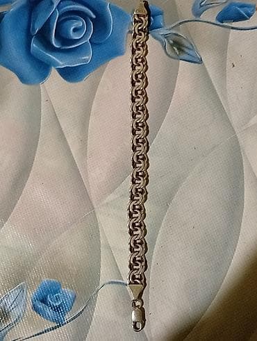 parça abadoklar: 925 ayar gümüş bilərzik - Material: 925 ayar sterling gümüş (möhürlü — 4