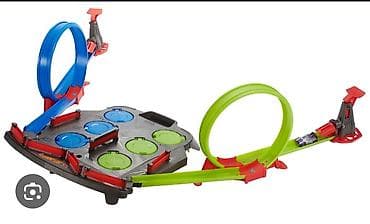 oyun alanı: Hot Wheels döngəli yarış və hədəf meydançası oyun seti - İki ədəd — 1