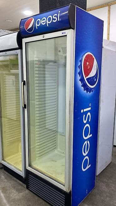 Pepsi brendli ticarət vitrin soyuducu - Şüşə qapılı, dik vitrin tipli