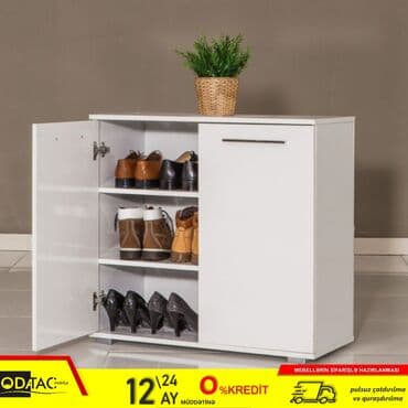 ikinci əl şkaf: Yeni, Açılan, 2 qapılı Düz dolab, Ayaqqabı dolabı, Azərbaycan — 1