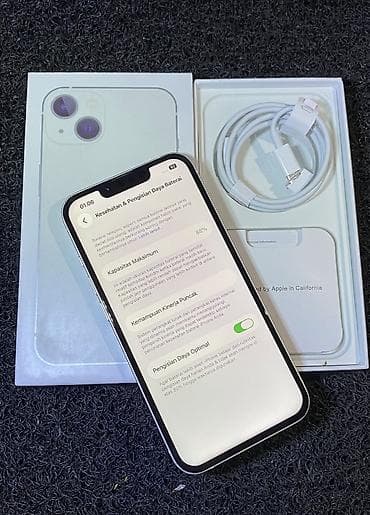 13 iphone: IPhone 13, 128 GB, Ağ, Zəmanət, Kredit, Simsiz şarj — 4