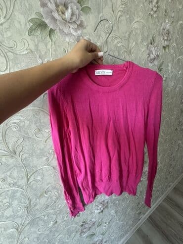 türk qadın geyimləri: Sviter, Dilvin, One size, rəng - Çəhrayı — 1