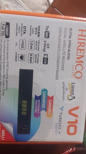 wifi anten: StarSat, Redline, və Hiremco markalı peyk qəbulediciləri satışda. Bu — 4