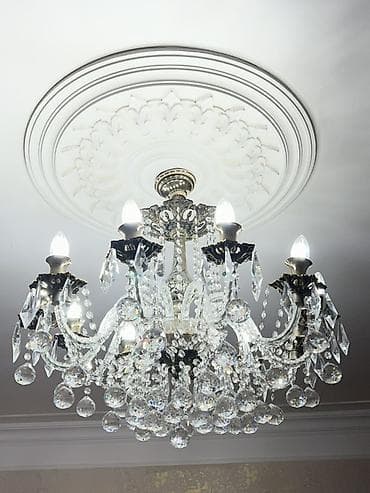 lust: Çılçıraq, 8 lampa, Xrustal — 2